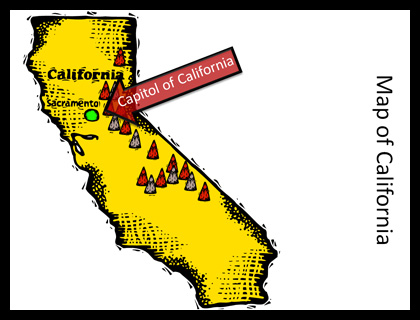 Sample State Map Slide